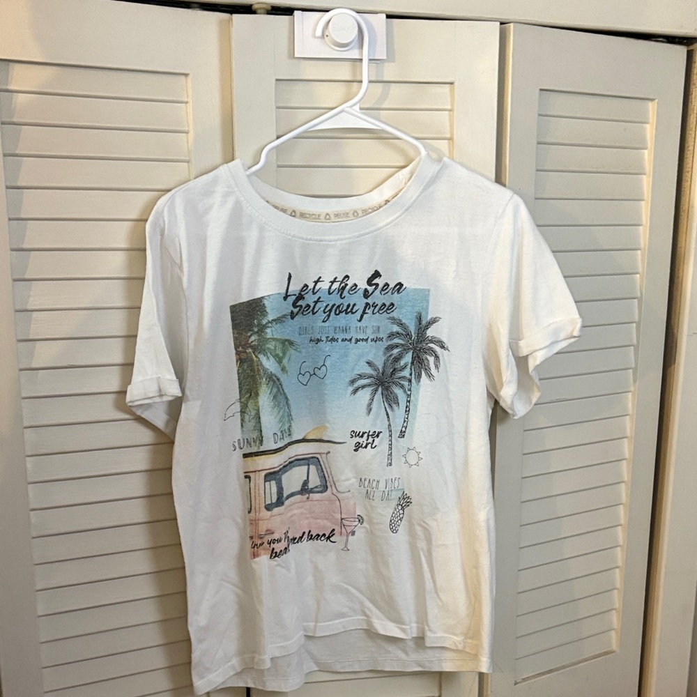 Ocean Breeze White Kids' T-Shirt